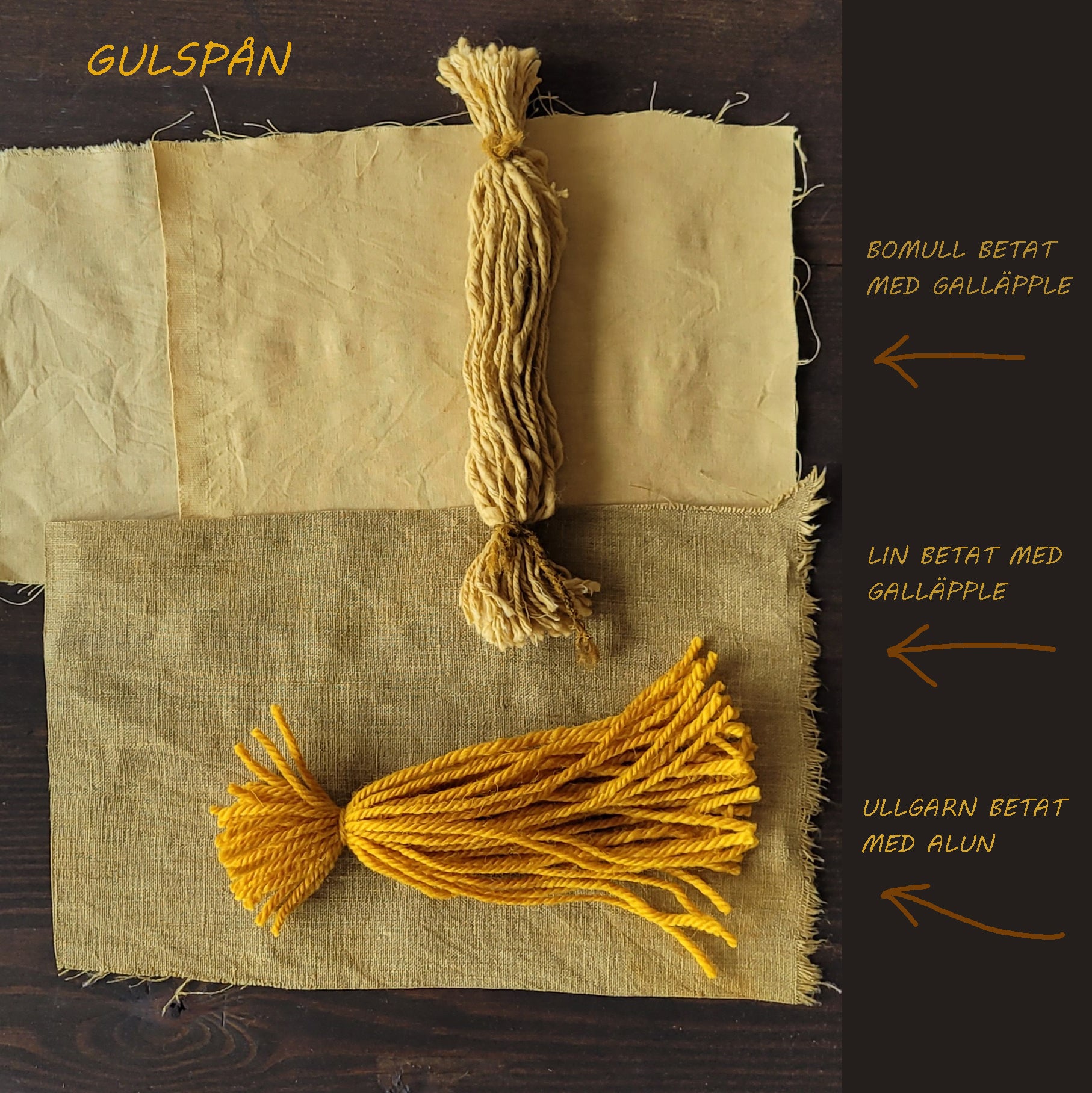 Gulspån - pulver